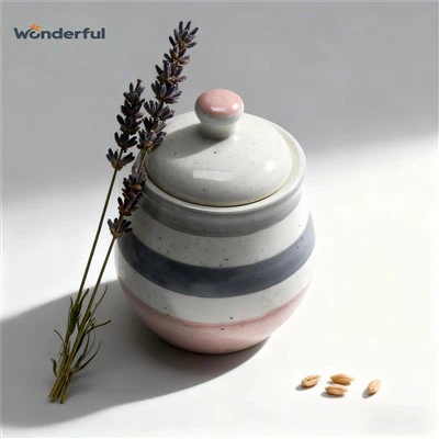 Hand-Painted Ceramic Pepper Shaker